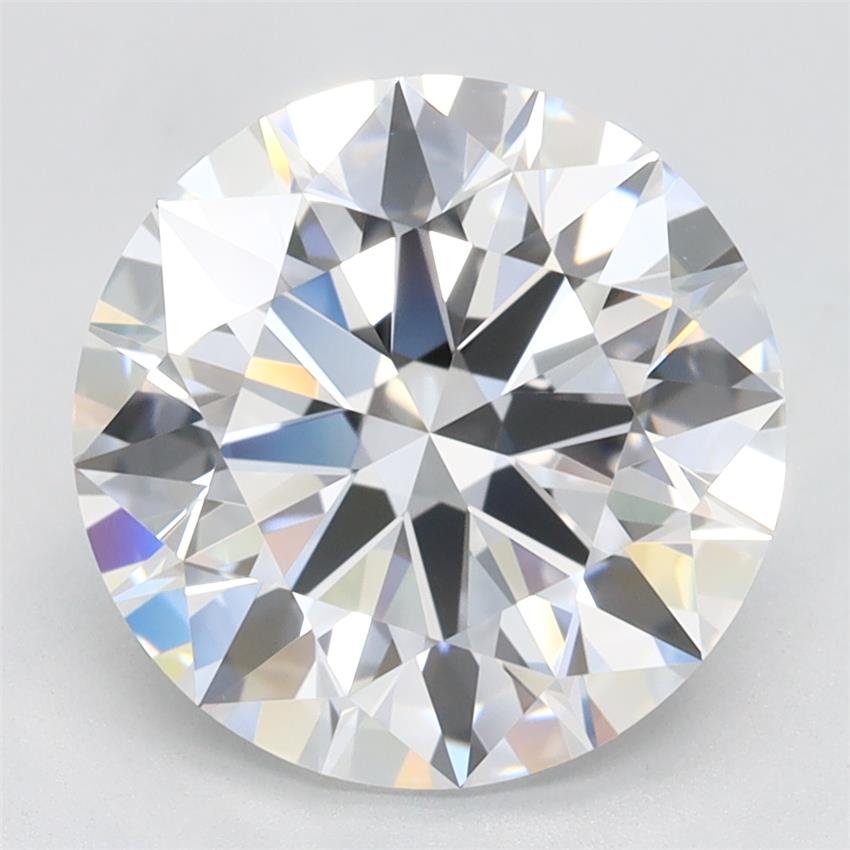 3.37ct E VVS1 Rare Carat Ideal Cut Round Lab Grown Diamond