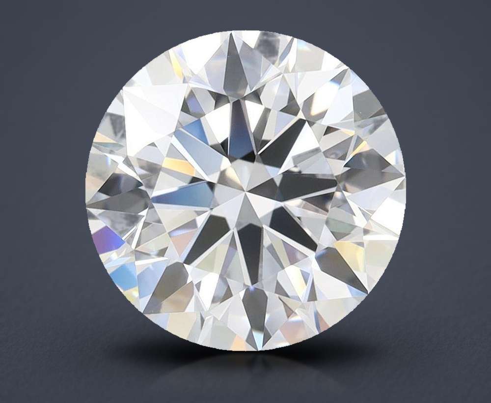 3.37 Carat Round Lab Diamond