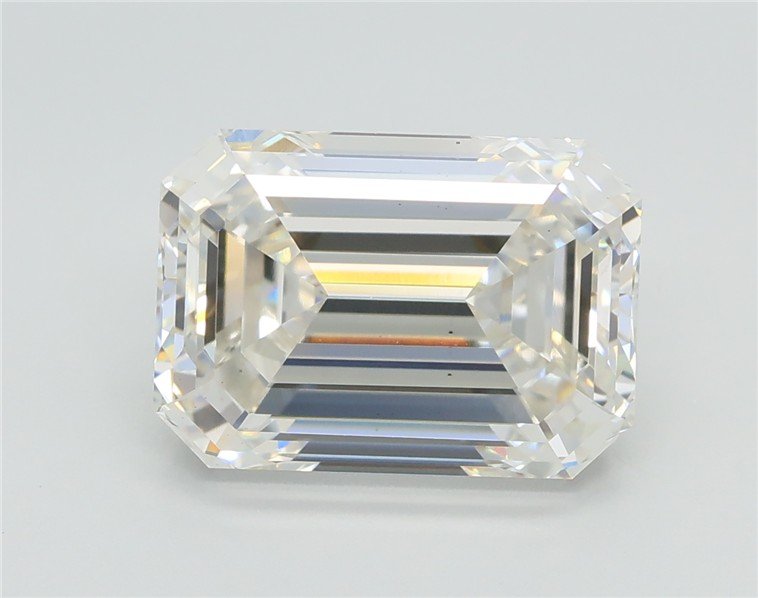 4.12ct G VS2 Excellent Cut Emerald Lab Grown Diamond