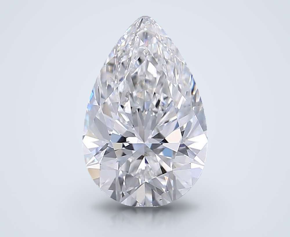 1.76 Carat Pear Lab Diamond