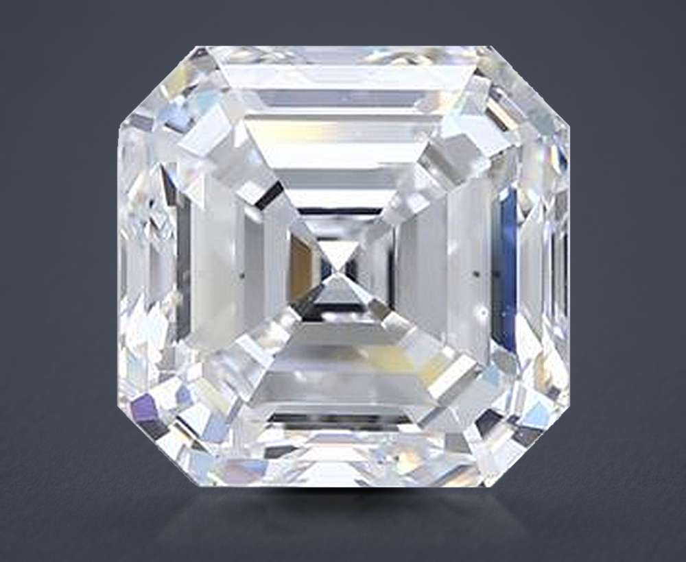 4.04 Carat Asscher Natural Diamond