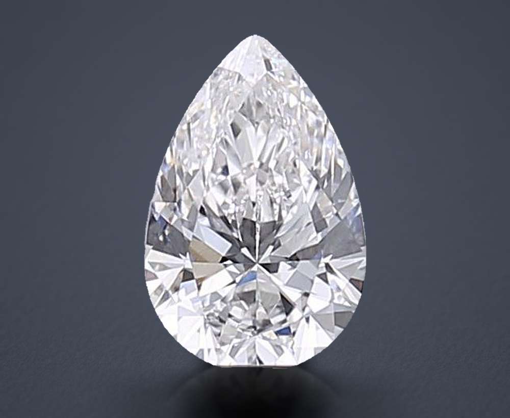 0.54 Carat Pear Lab Diamond