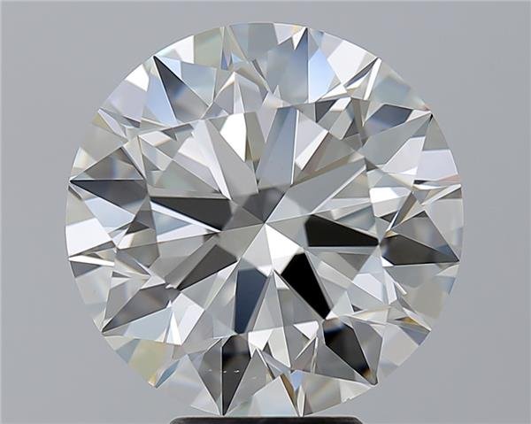 6.13ct I VS1 Rare Carat Ideal Cut Round Diamond