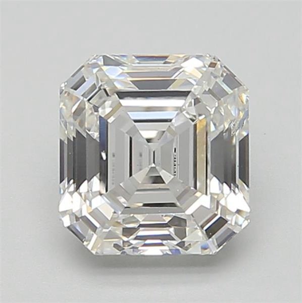 2.00ct E VS2 Rare Carat Ideal Cut Asscher Lab Grown Diamond