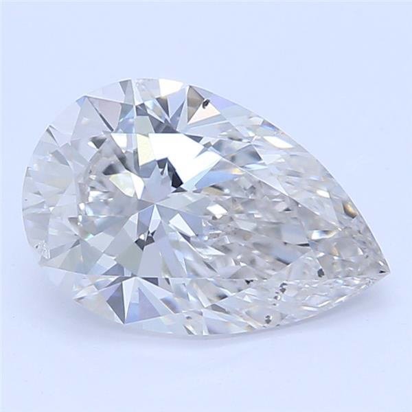 0.72ct G SI1 Rare Carat Ideal Cut Pear Lab Grown Diamond