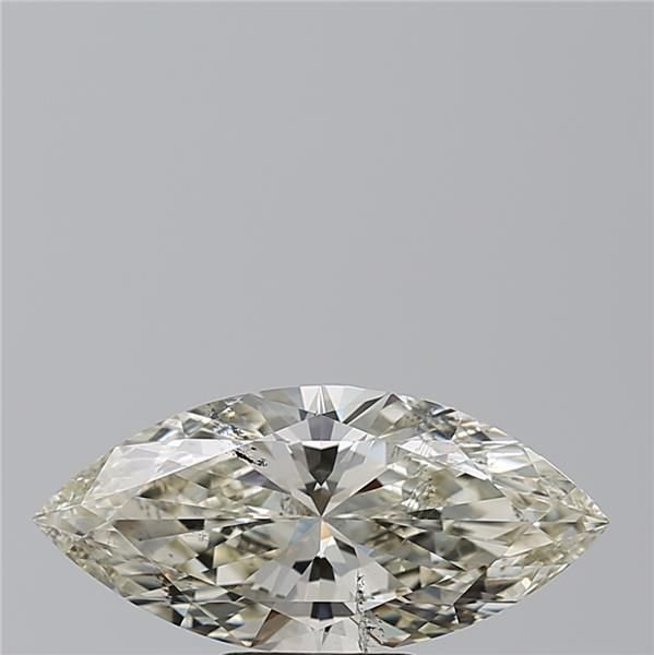 3.01ct J SI2 Rare Carat Ideal Cut Marquise Diamond