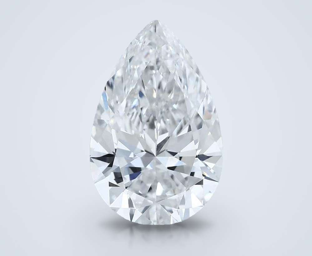 2.82 Carat Pear Lab Diamond