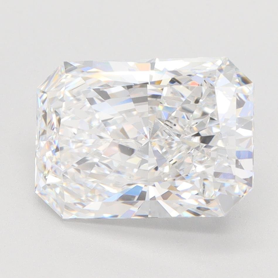 3.16ct E VVS2 Rare Carat Ideal Cut Radiant Lab Grown Diamond