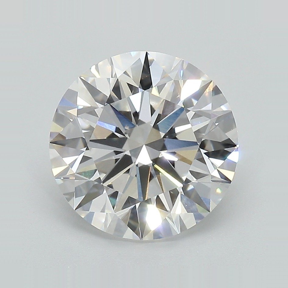 4.02ct D VVS2 Rare Carat Ideal Cut Round Lab Grown Diamond