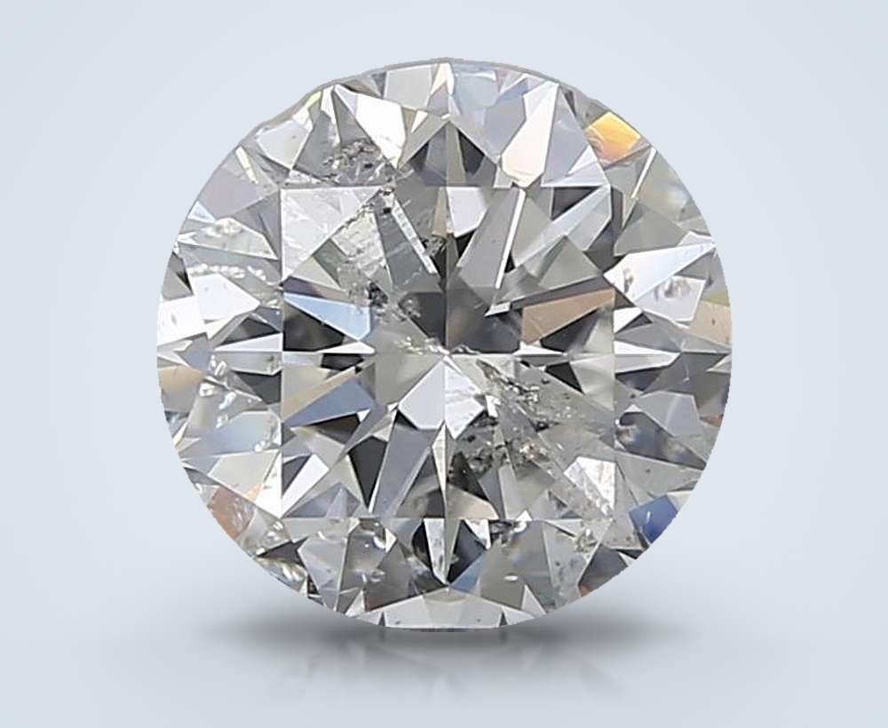 3.00 Carat Round Natural Diamond