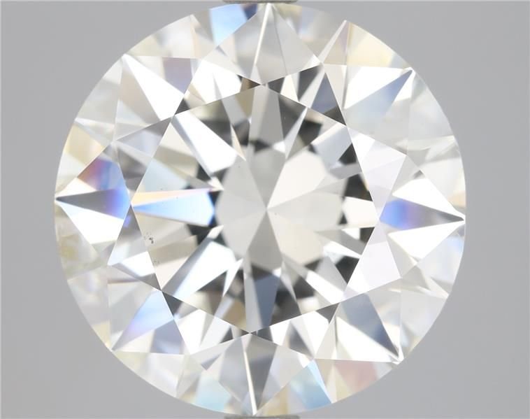 3.52ct K SI1 Rare Carat Ideal Cut Round Diamond