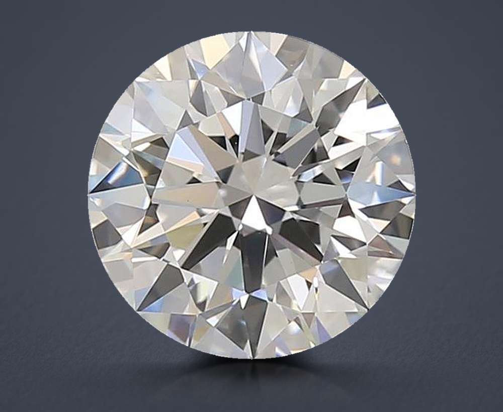 3.08 Carat Round Lab Diamond