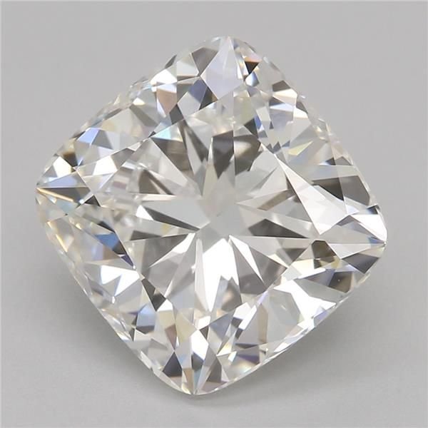 3.02ct F VVS2 Rare Carat Ideal Cut Cushion Lab Grown Diamond