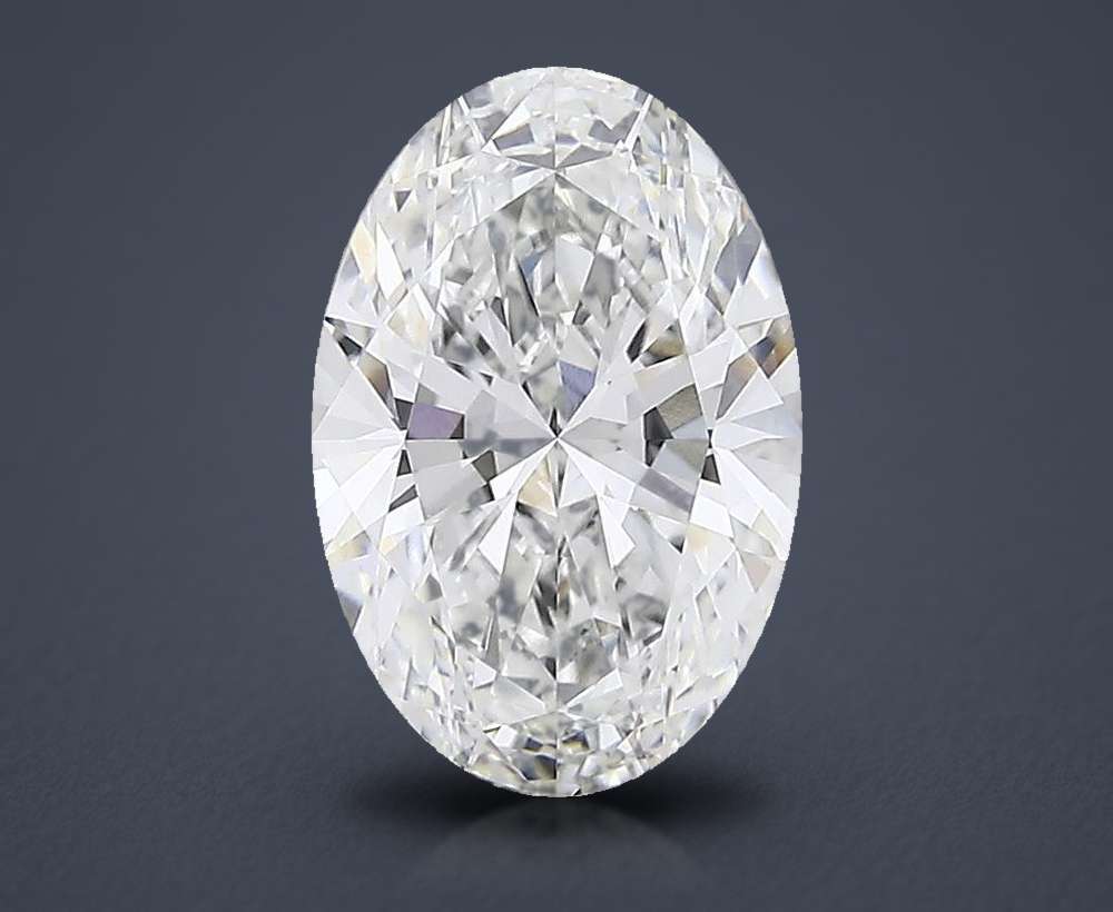 3.70 Carat Oval Lab Diamond
