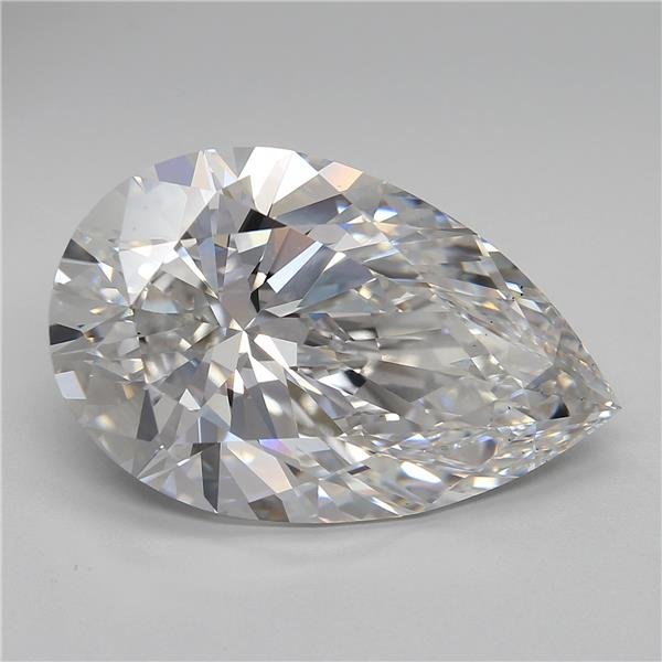 12.03ct F VS2 Rare Carat Ideal Cut Pear Lab Grown Diamond