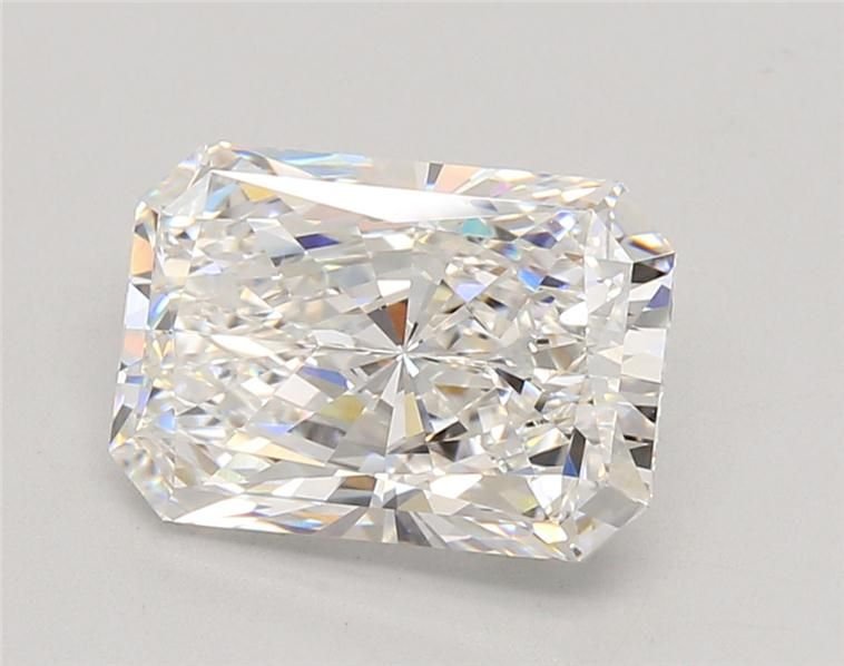 3.05ct E VVS2 Rare Carat Ideal Cut Radiant Lab Grown Diamond