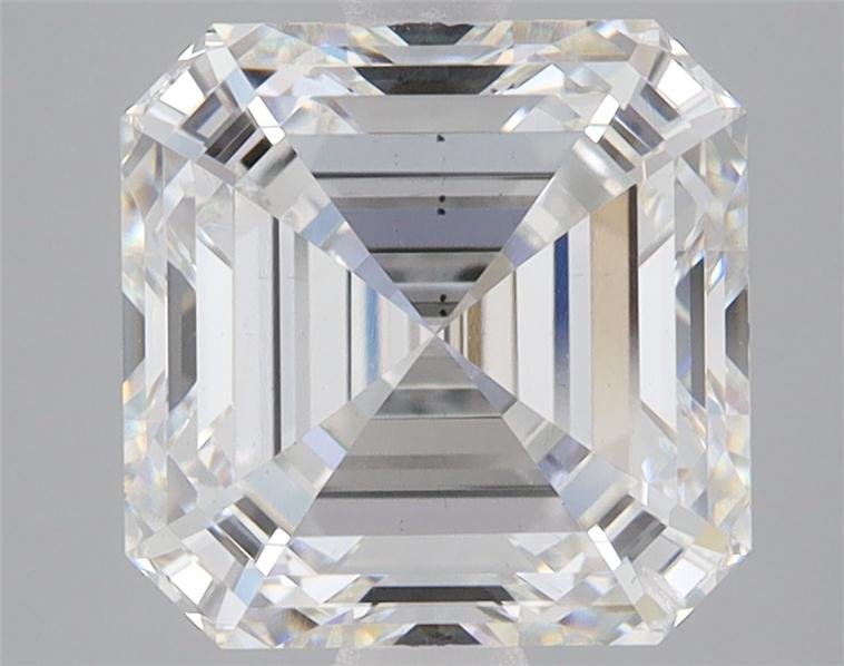 4.01ct G SI1 Rare Carat Ideal Cut Asscher Lab Grown Diamond