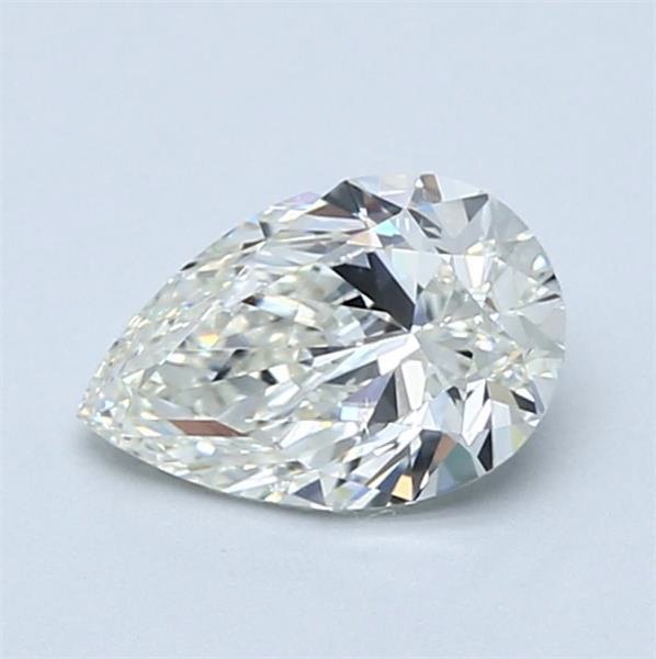 1.00ct J SI1 Rare Carat Ideal Cut Pear Diamond