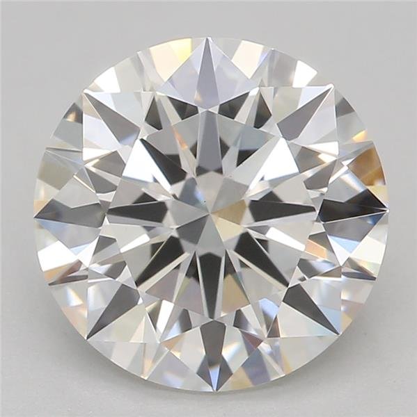 2.07ct F VVS2 Rare Carat Ideal Cut Round Lab Grown Diamond