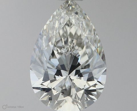 2.05ct H SI1 Very Good Cut Pear Lab Grown Diamond