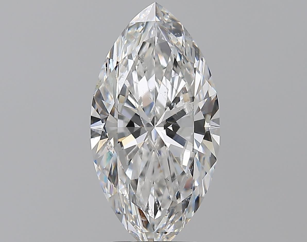 3.01ct E SI2 Rare Carat Ideal Cut Marquise Diamond