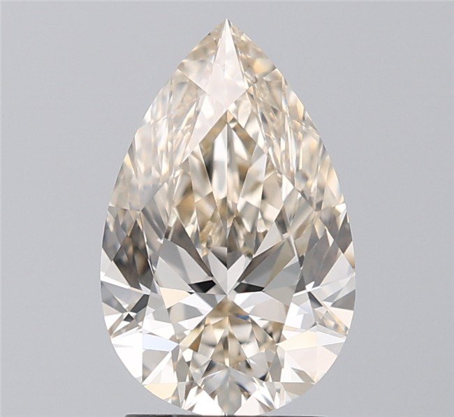 2.26ct K IF Rare Carat Ideal Cut Pear Diamond