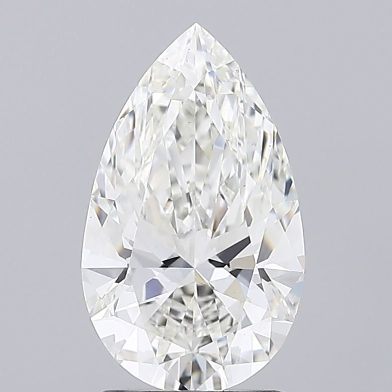 2.22ct H VS1 Rare Carat Ideal Cut Pear Lab Grown Diamond