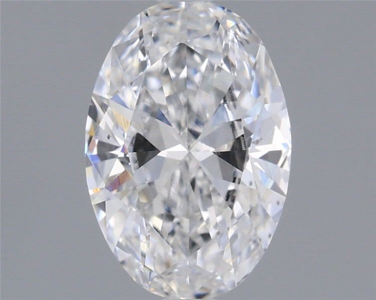 0.81ct D VS2 Very Good Cut Oval Lab Grown Diamond