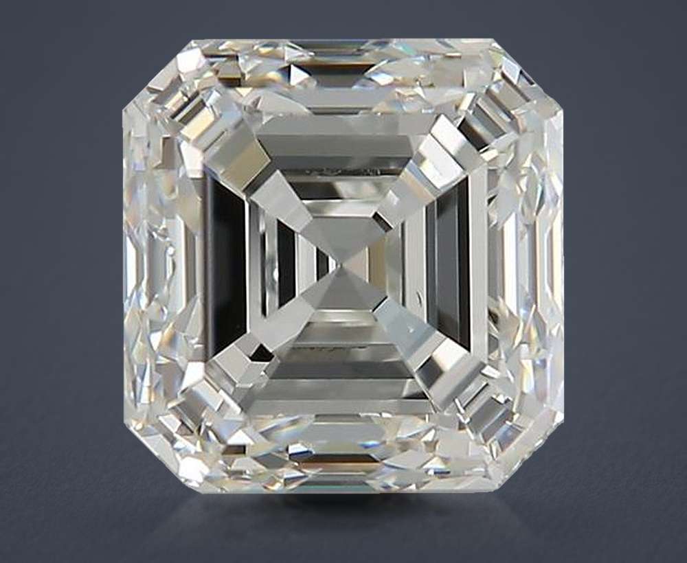 2.50 Carat Asscher Natural Diamond