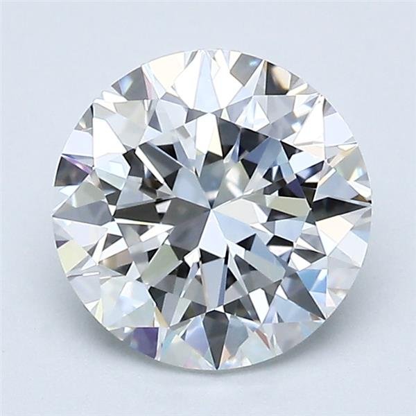 1.90ct D VVS1 Rare Carat Ideal Cut Round Diamond