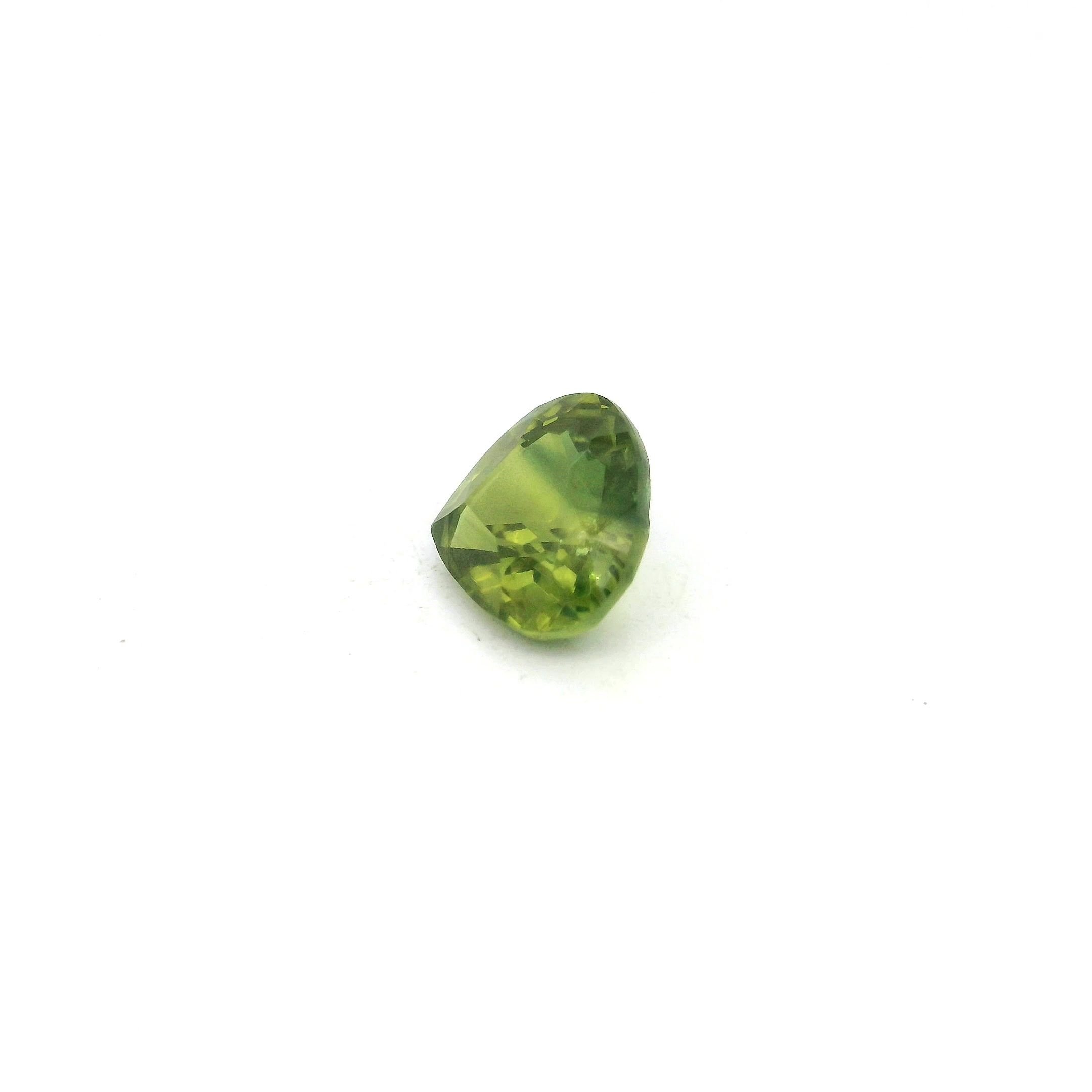 1.06 Carat Green Pear Sapphire