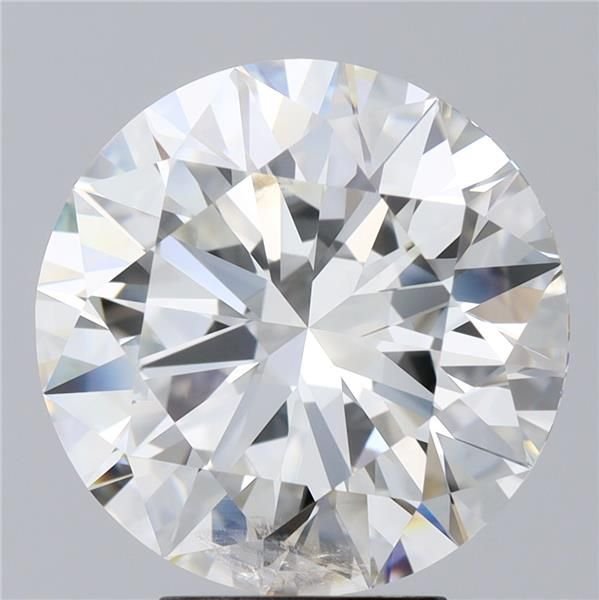 5.03ct H SI2 Rare Carat Ideal Cut Round Diamond