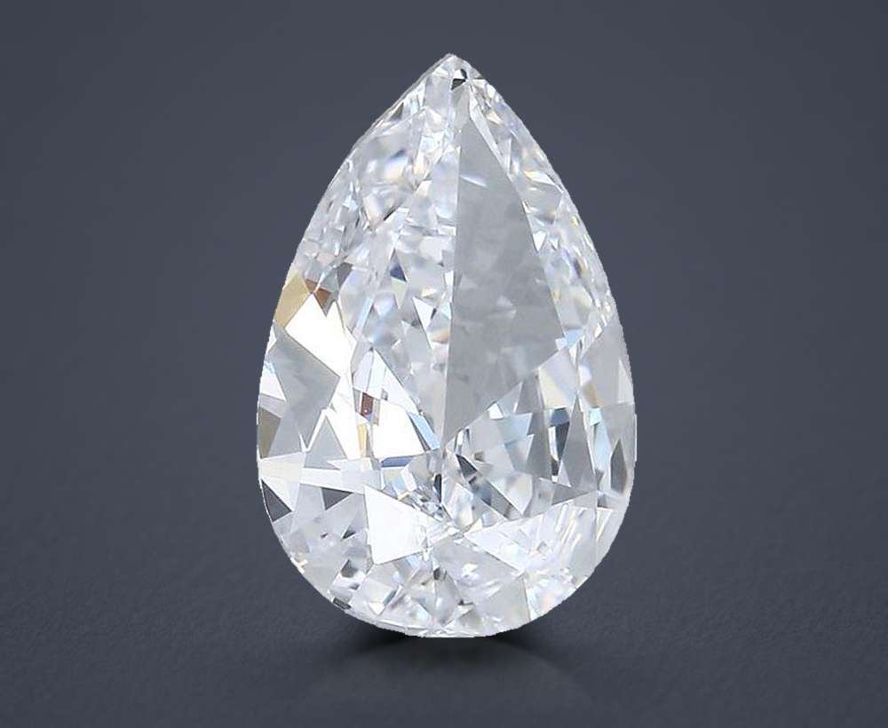 3.00 Carat Pear Natural Diamond