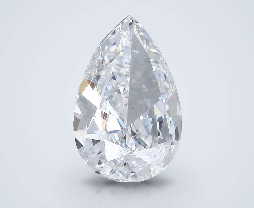 3.00 Carat Pear Natural Diamond