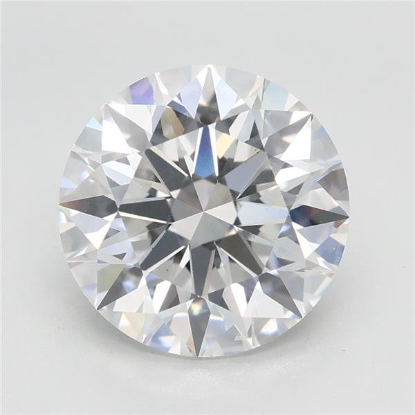 3.02ct E VS1 Rare Carat Ideal Cut Round Lab Grown Diamond