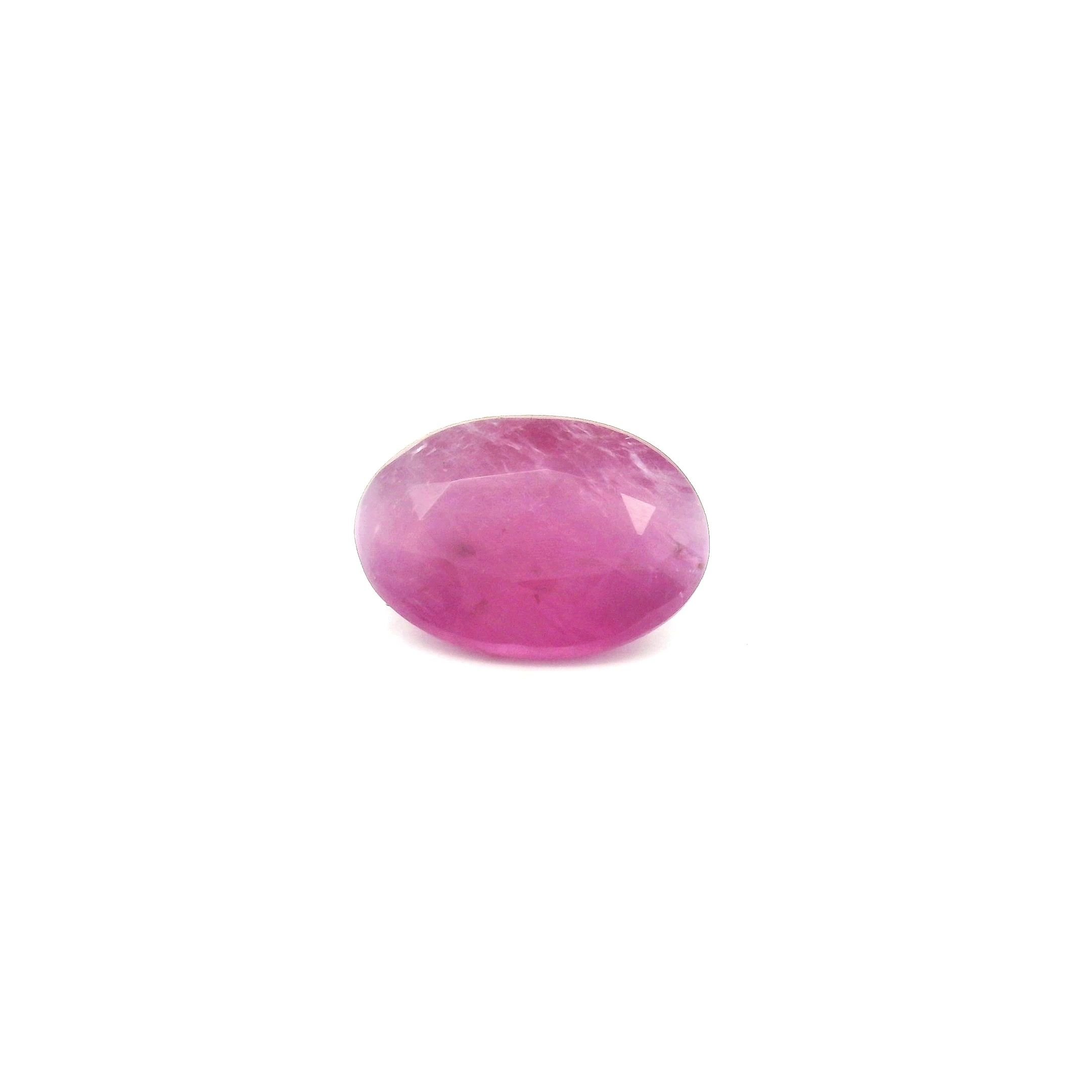 1.48 Carat Red Oval Ruby