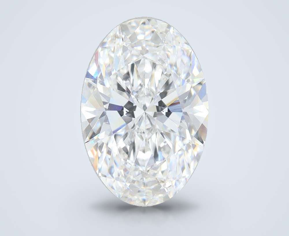 7.68 Carat Oval Lab Diamond