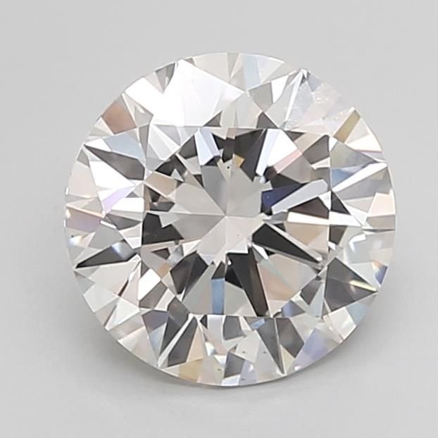 3.02ct H VS1 Excellent Cut Round Lab Grown Diamond