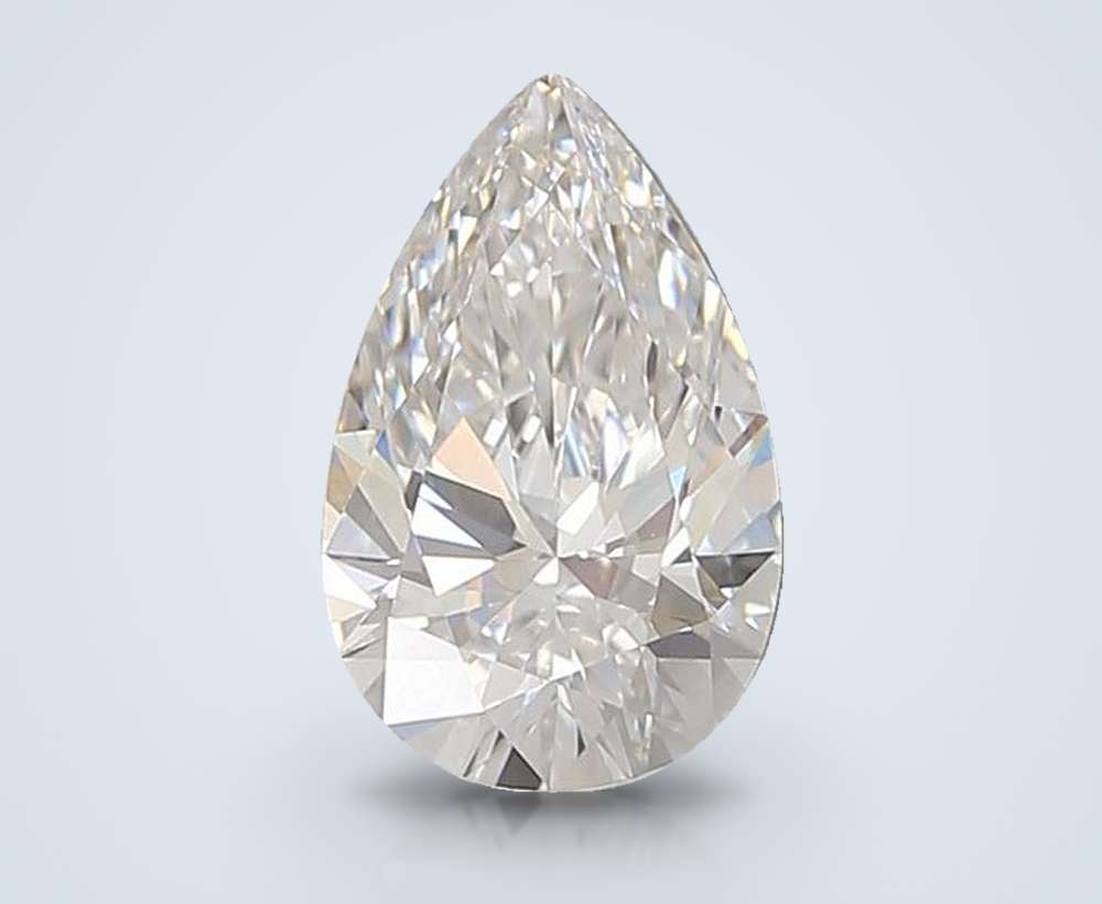 1.37 Carat Pear Lab Diamond
