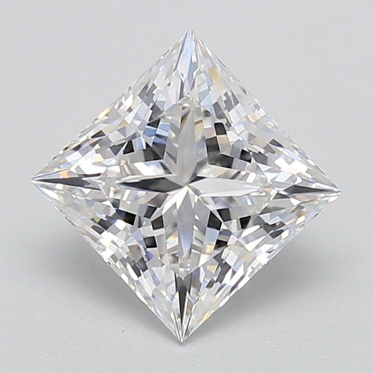 2.05ct F VS1 Rare Carat Ideal Cut Princess Lab Grown Diamond