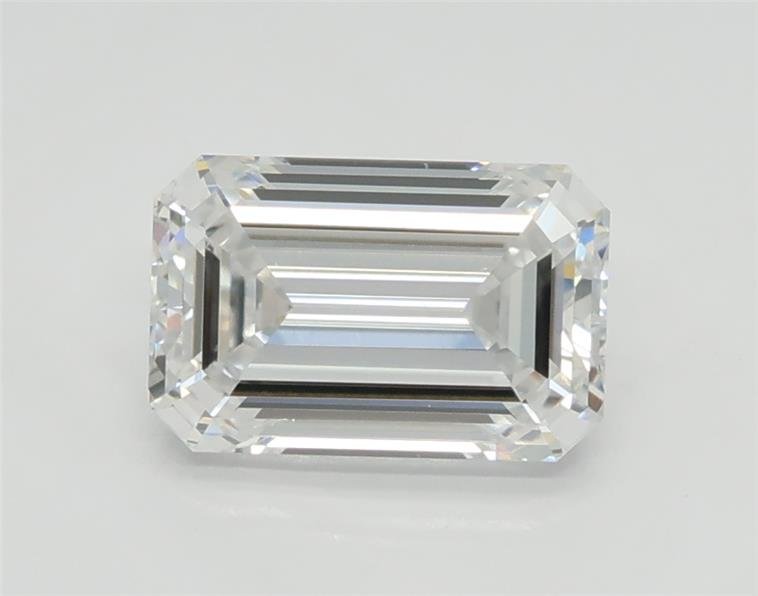 1.01ct E VVS2 Rare Carat Ideal Cut Emerald Lab Grown Diamond
