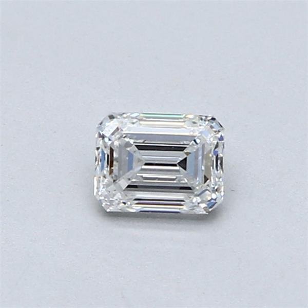 0.37ct F VS2 Very Good Cut Emerald Diamond