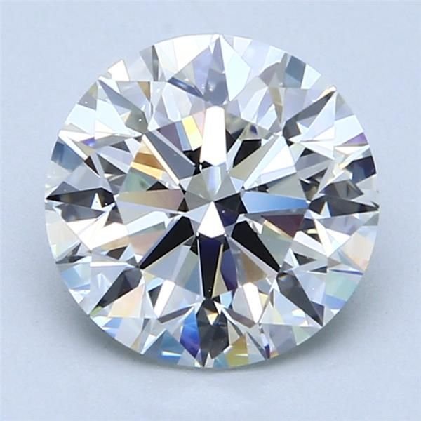 3.00ct H VS2 Rare Carat Ideal Cut Round Diamond