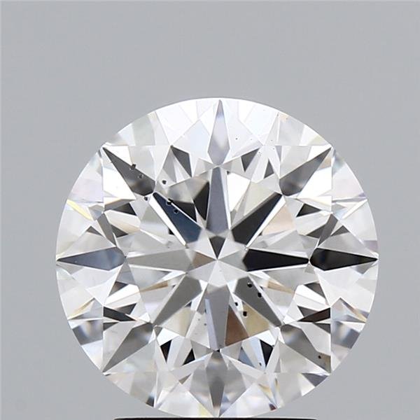 3.25ct F SI1 Excellent Cut Round Lab Grown Diamond