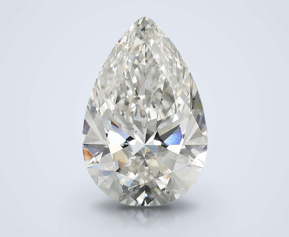 3.14 Carat Pear Lab Diamond