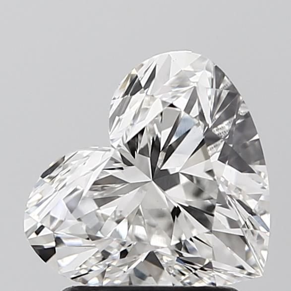 1.71ct F VS1 Rare Carat Ideal Cut Heart Lab Grown Diamond