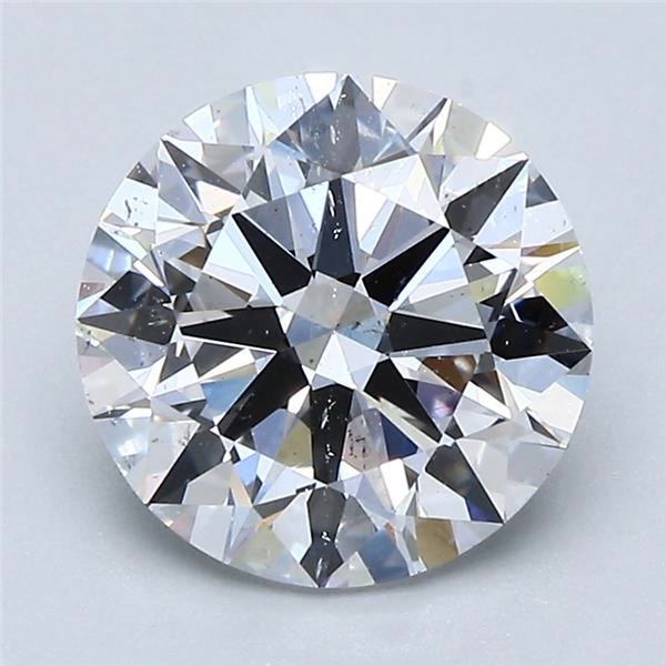 2.50 Carat Round Natural Diamond