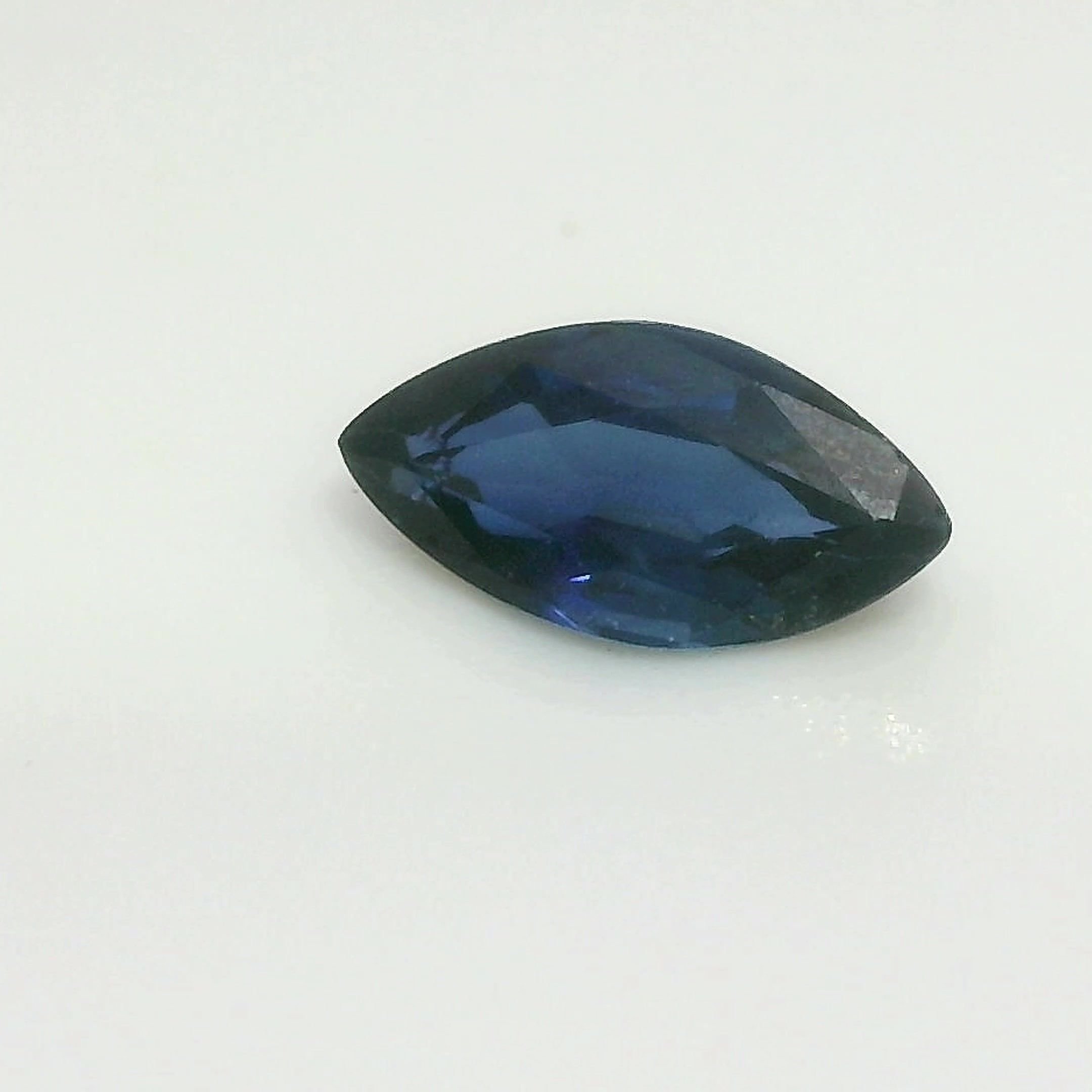 0.43 Carat Blue Marquise Sapphire