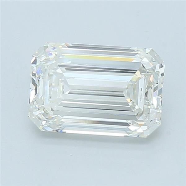 3.00ct G VS1 Rare Carat Ideal Cut Emerald Lab Grown Diamond