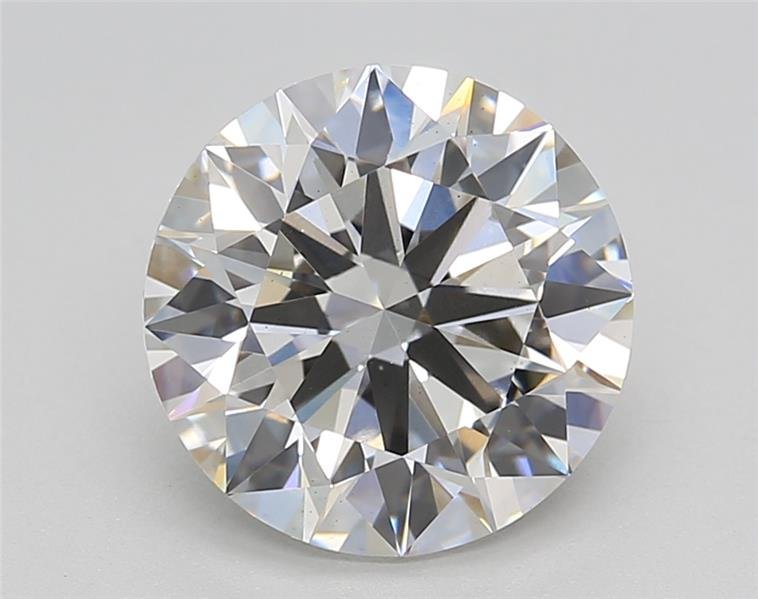3.26ct H VS1 Rare Carat Ideal Cut Round Lab Grown Diamond